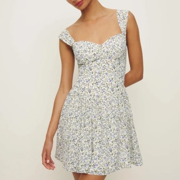 Reformation Dresses & Skirts - Reformation Taiga Mini Dress Floral Pixie Size 6